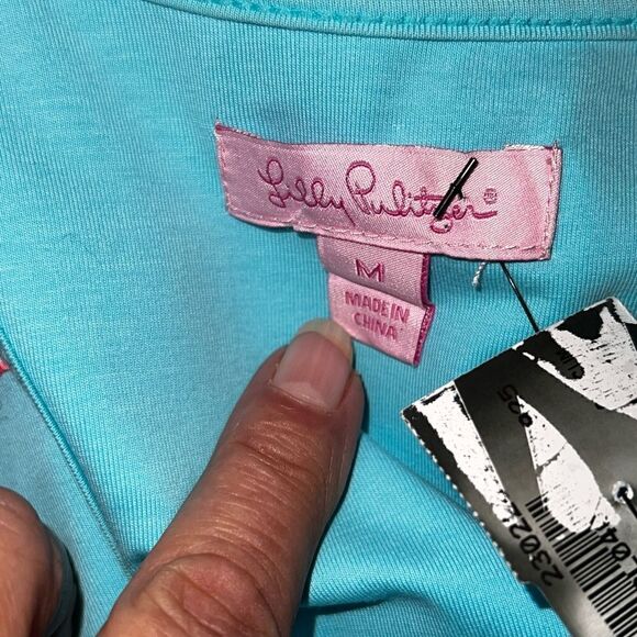 NWOT Lilly Pulitzer Danita Dress In Tourquoise Cha Cha Sz S - Picture 5 of 5